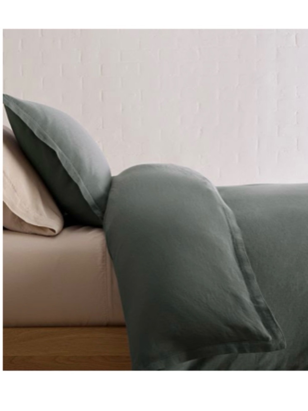 *Brand New* West Elm Light Gray Duvet Cover - Picture 6 of 7